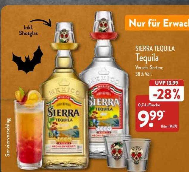 Sierra tequila tequila Angebot bei Aldi Nord