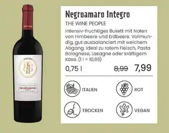 Superbiomarkt Negroamaro integro the wine people Angebot