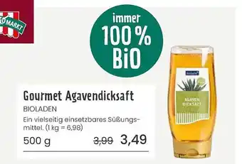 Superbiomarkt Gourmet agavendicksaft Angebot