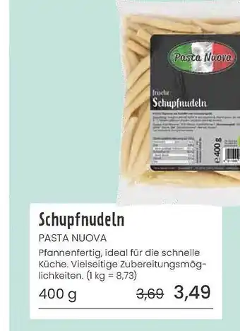 Superbiomarkt Pasta nuova schupfnudeln Angebot