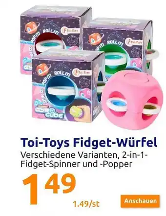 Action Toi-toys fidget-würfel Angebot