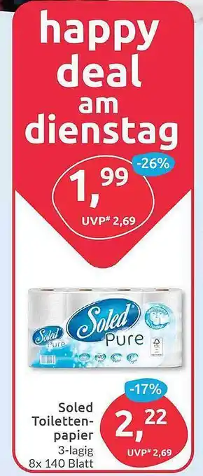 Budni Soled toilettenpapier Angebot