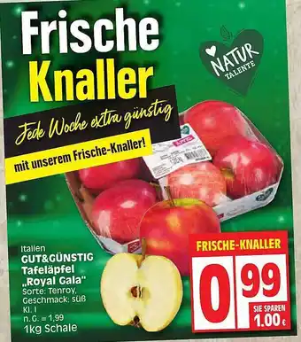 Edeka Italien gut & günstig tafeläpfel „royal gala” Angebot