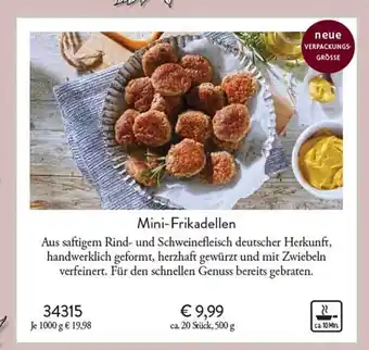 Eismann Mini-frikadellen Angebot