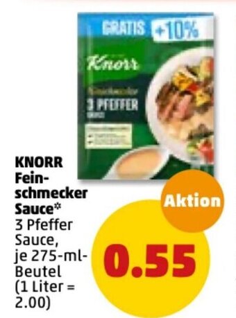 PENNY Knorr Feinschmecker Sauce 275ml Angebot