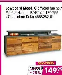 Möbel Boss Lowboard Mood Angebot