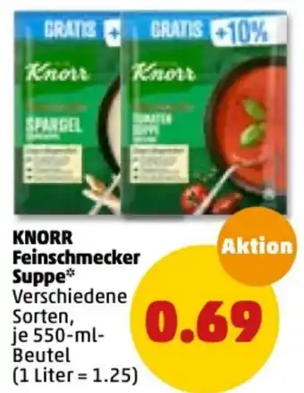 PENNY Knorr Feinschmecker Suppe 550ml Angebot