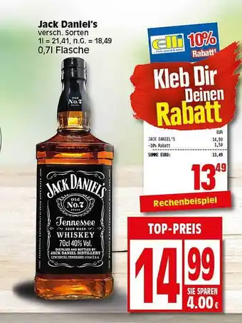 Elli Markt Jack daniel's Angebot