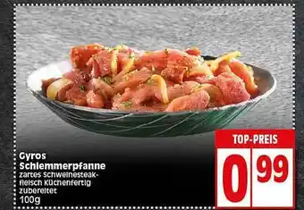 Elli Markt Gyros schlemmerpfanne Angebot