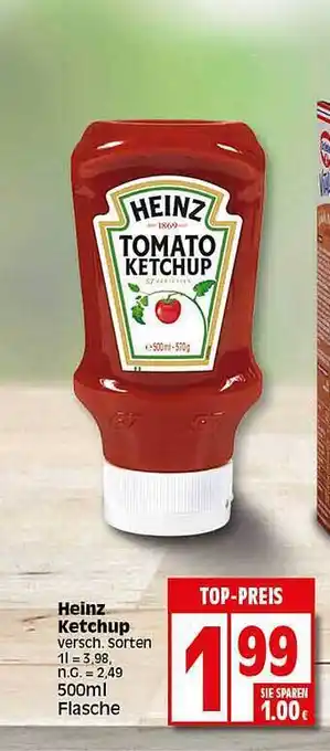 Elli Markt Heinz ketchup Angebot