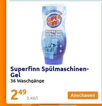 Action Superfinn spülmaschinen-gel Angebot