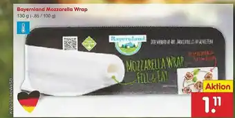 Netto Marken-Discount Bayernland Mozzarella Wrap Angebot