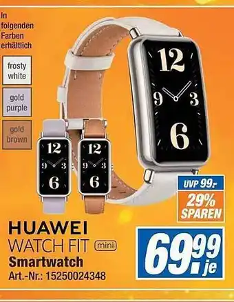 Expert Huawei watch fit smartwatch Angebot