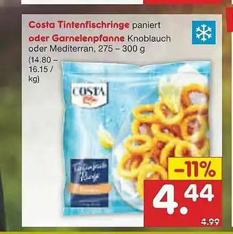 Netto Marken-Discount Costa Tintenfischringe Oder Garnelenpfanne Angebot