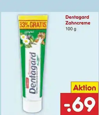 Netto Marken-Discount Dentagard Zahncreme Angebot