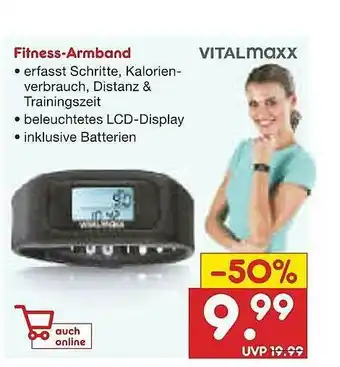 Netto Marken-Discount Vitalmaxx Fitness-armband Angebot