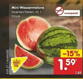 Netto Marken-Discount Mini-wassermelone Angebot