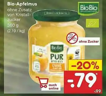 Netto Marken-Discount Biobio Bio-apfelmus Angebot