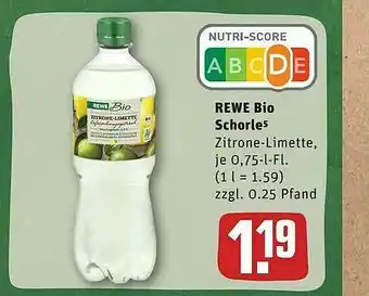 REWE Rewe Bio Schorle Angebot