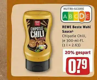 REWE Rewe Beste Wahl Sauce Angebot