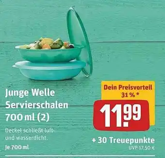 REWE Junge Welle Servierschalen Angebot