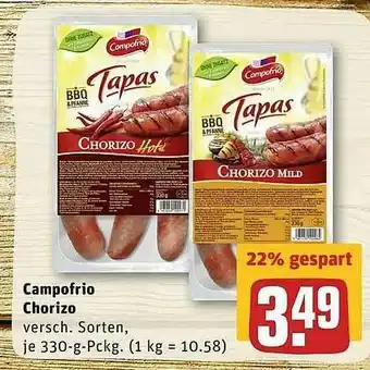 REWE Campofrio Chorizo Angebot