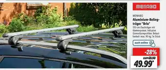 Lidl Menabo Aluminium-relingträger „brio” Angebot