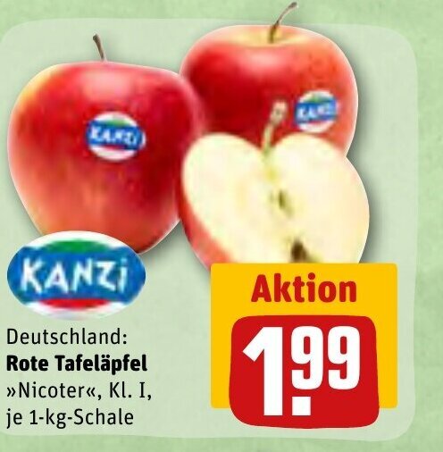 Kanzi Rote Tafelapfel Nicoter 1 kg Angebot bei REWE