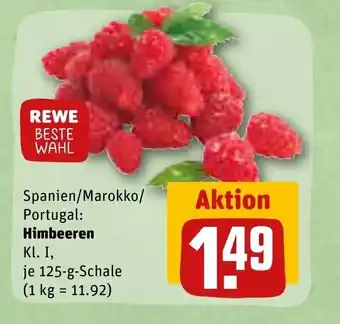 REWE Himbeeren 125 g Angebot