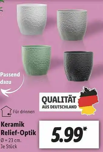 Lidl Keramik Relief-optik Angebot