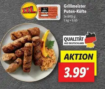 Lidl Grillmeister Puten-köfte Angebot