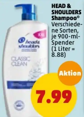 PENNY Head & Shoulders Shampoo 900ml Angebot