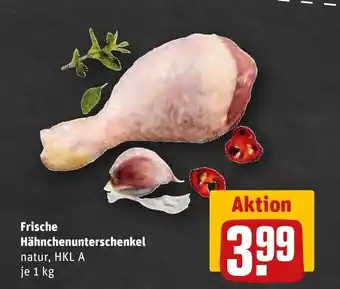 REWE Frische Hahnchenunterschenkel 1 kg Angebot