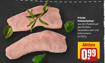 REWE Frische Putenschnitzel 100 g Angebot