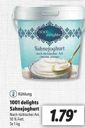 Lidl 1001 Delights Sahnejoghurt Angebot