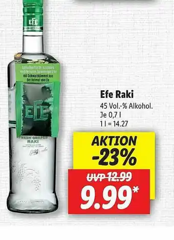 Lidl Efe Raki Angebot