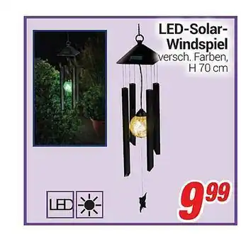 CENTERSHOP Led Solar Windspiel Angebot