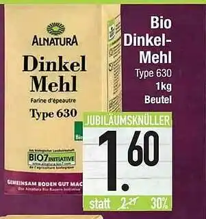 E-Center Alnatura Bio Dinkel Mehl Angebot