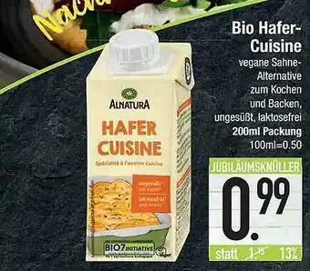 E-Center Bio Hafer Cuisine Angebot