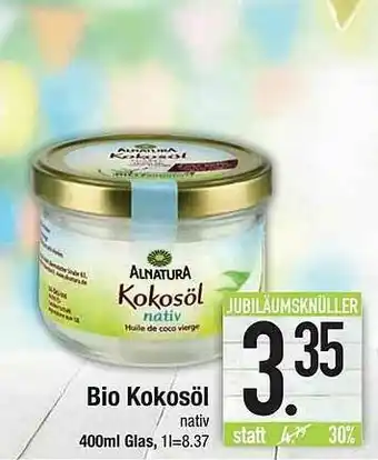 E-Center Bio Kokosöl Angebot