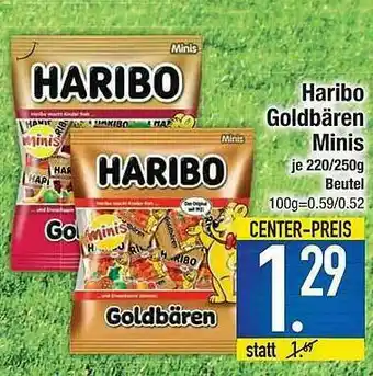 E-Center Haribo Goldbären Minis Angebot