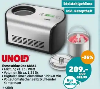 PENNY Unold Eismaschine One 48865 Angebot