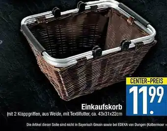 E-Center Einkaufskorb Angebot