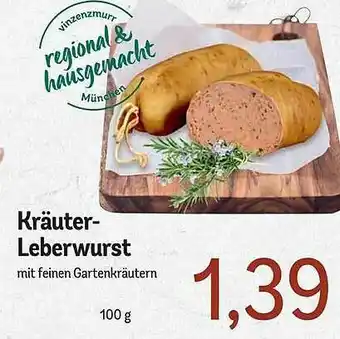 E-Center Kräuter Leberwurst Angebot