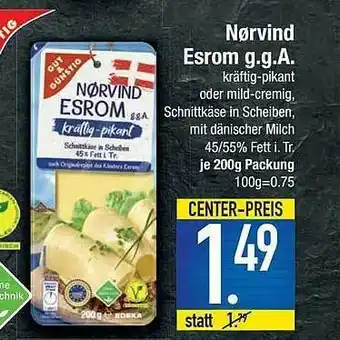 E-Center Gut & Günstig Nørvind Esrom G.g.a Angebot