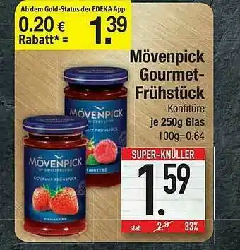 E-Center Mövenpick Gourmet Frühstück Angebot