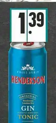 E-Center Henderson Gin Tonic Angebot