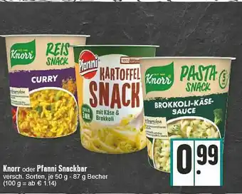 E-Center Knorr Oder Pfanni Snackbar Angebot