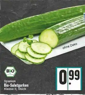 E-Center Spanien Bio-salatgurken Angebot