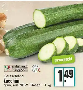 Edeka Deutschland Zucchini Angebot